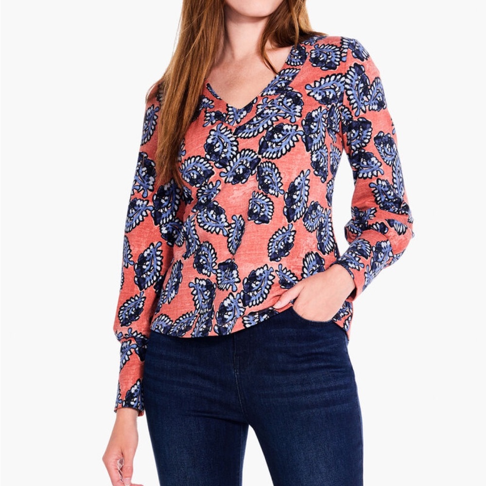 NIC+ZOE Amber Blues Top